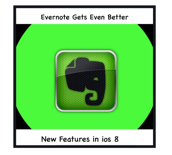Evernote for ios 8 is even better.