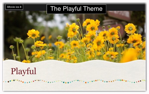 iMovie Playful Theme