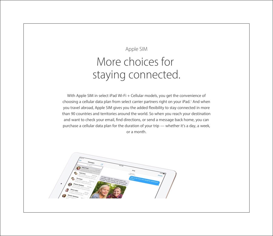 Apple SIM is fairly new