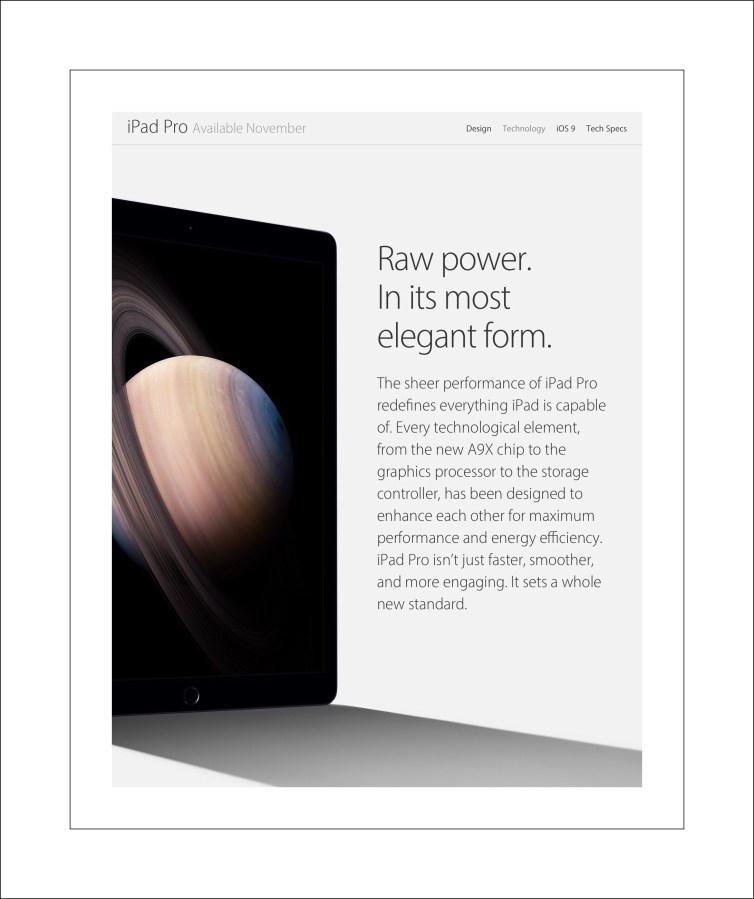 Power of the A9x cpu