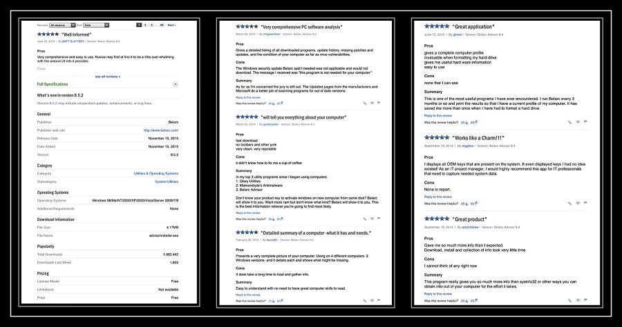 Belarc User Reviews