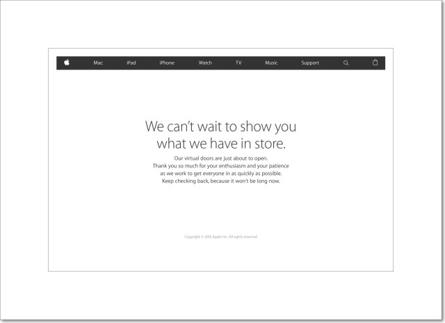 Apple's online store closed for restocking