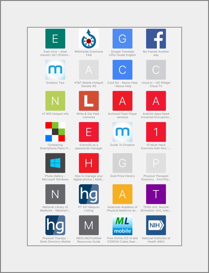 Android Bookmarks transferred to ios 1