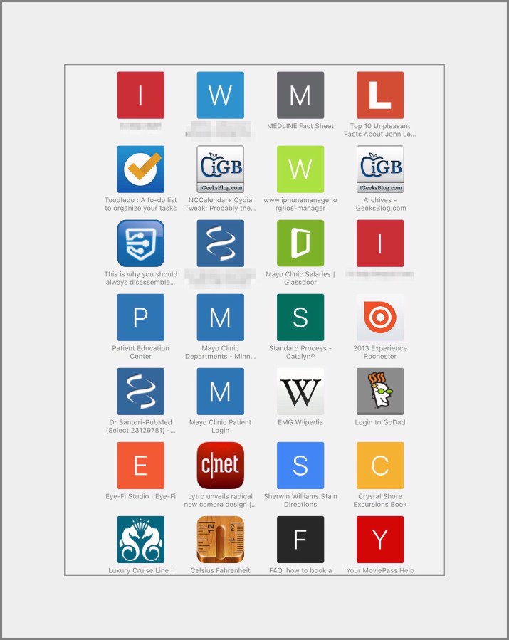 Android Bookmarks transferred to ios 3