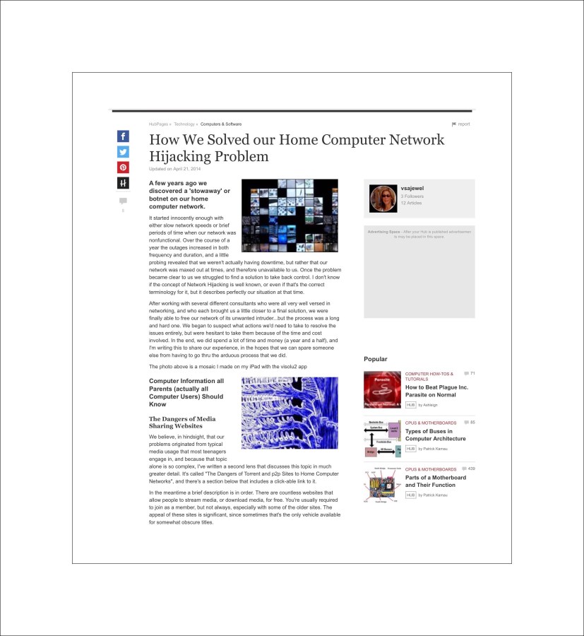 The first blog post I ever wrote.