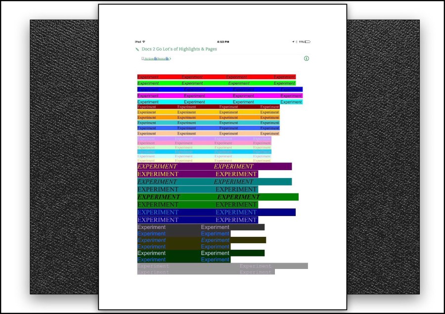 I used pages app font styles