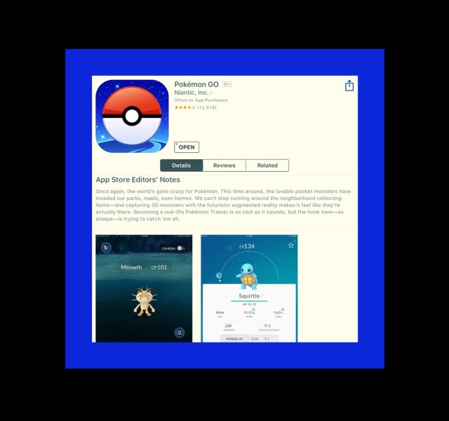 Pokemon GO ios app