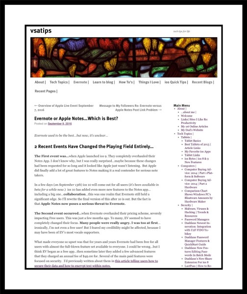 Evernote or Apple Notes...Which is Best?