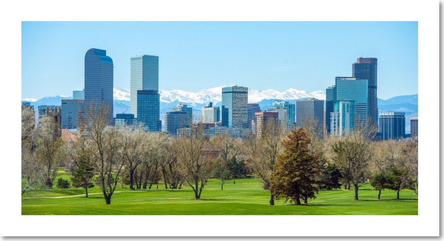 Denver city skyline