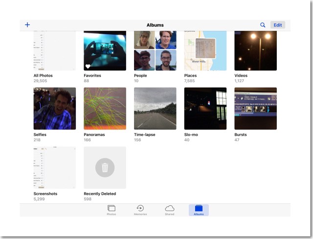 ios 10's new photo albums