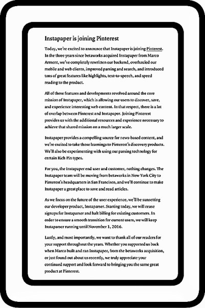 Pinterest buys Instapaper