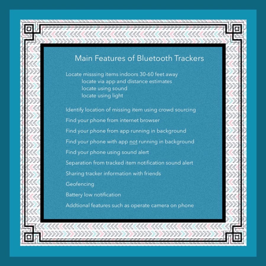 Some Key Features of Most Bluetooth Tracking Devices