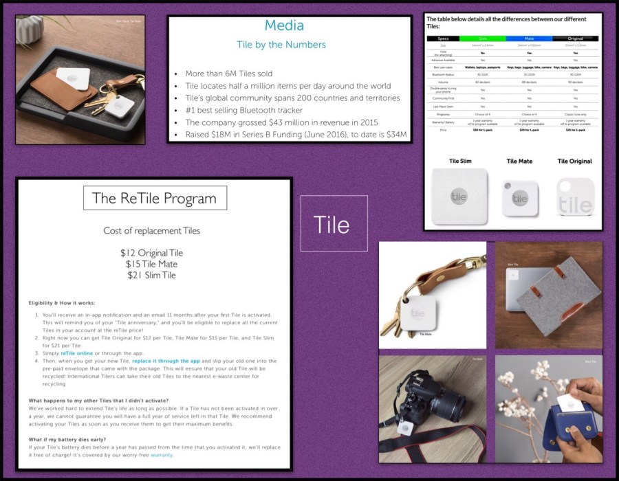Overview of Tile's Complete Product Line