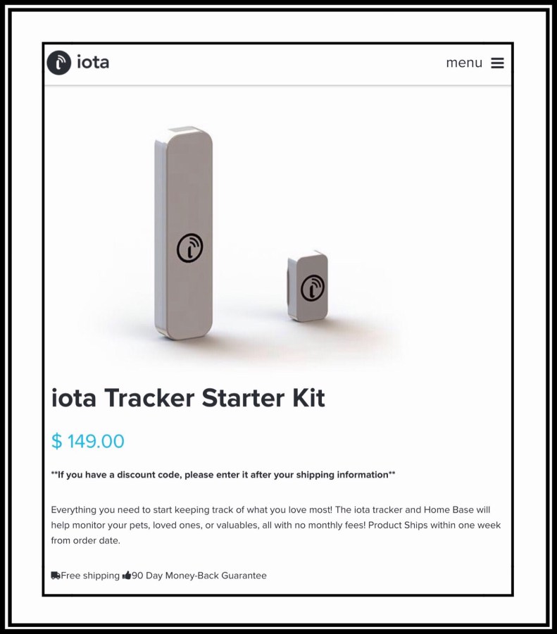 Iota Tracker Starter Kit