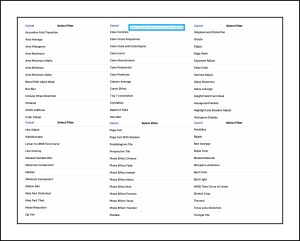 Photo Filter Effects Available in OneEdit Pro