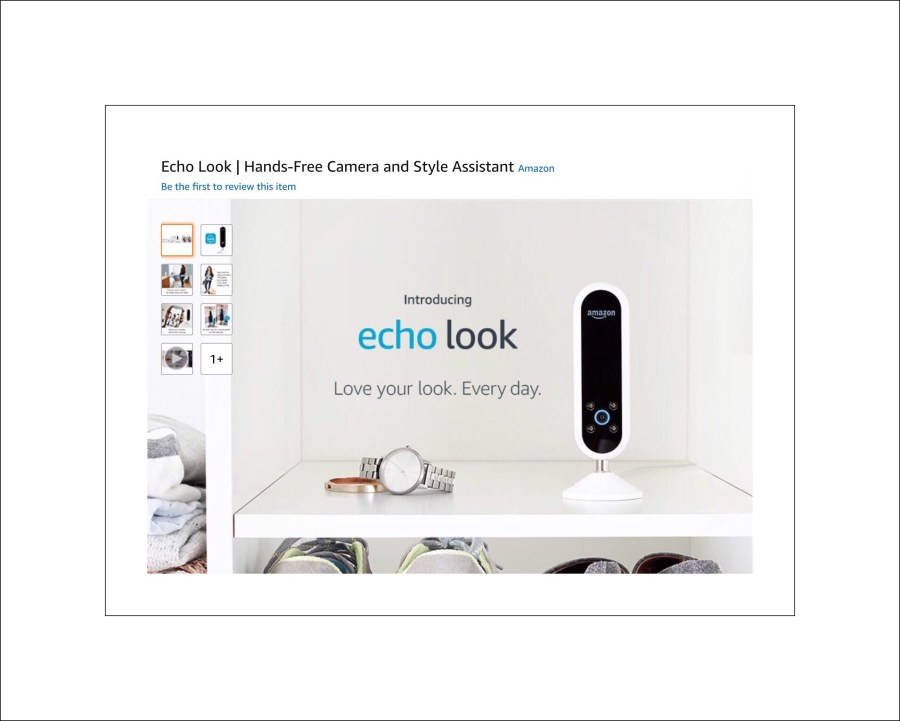 Part of my fascination with Echo Look is the 'hand's free' capability.