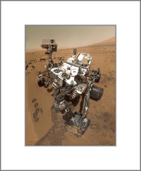 Curiosity the Mar's Rover's Selfie in 2012