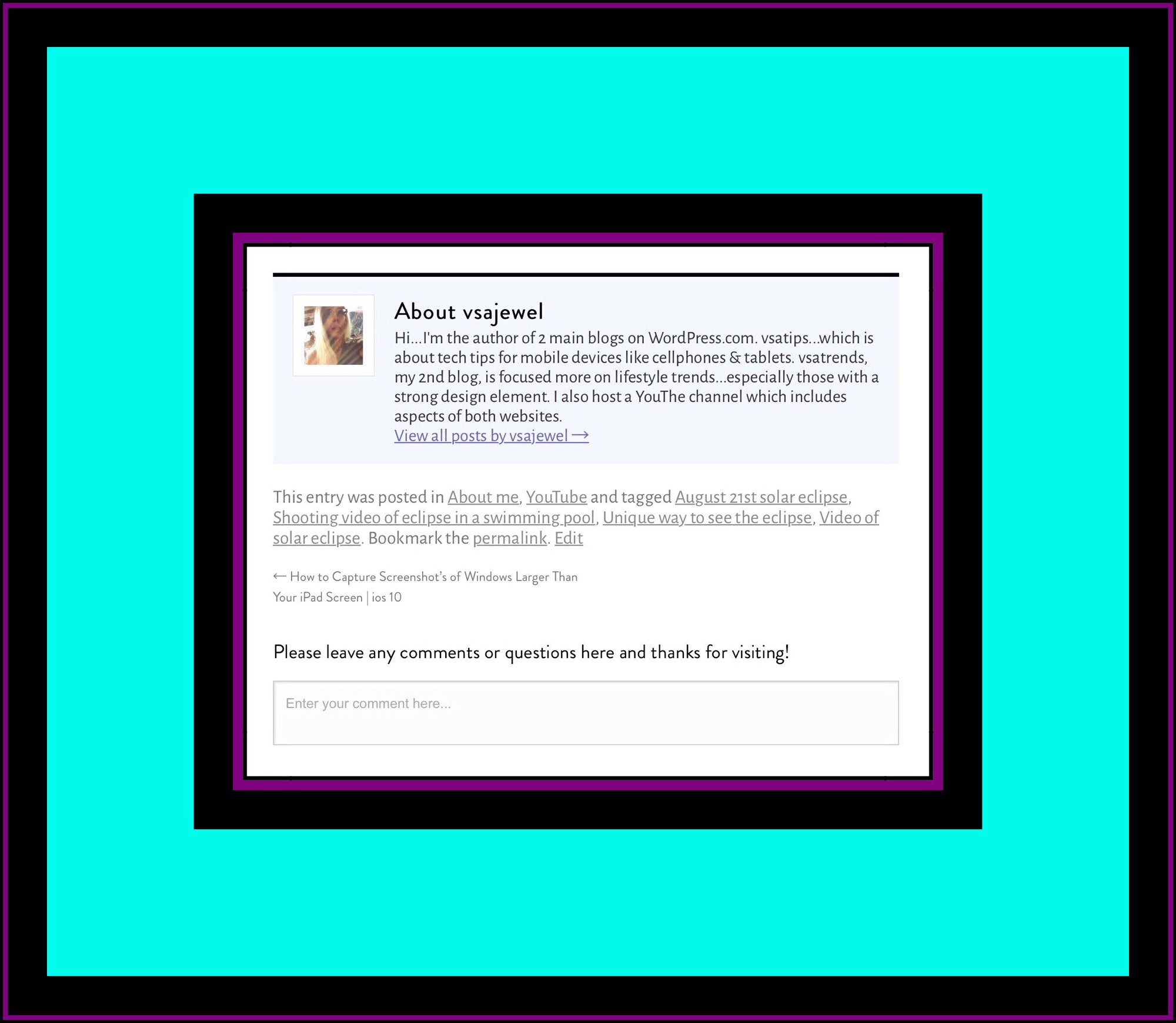 Comment section for vsatips Comment section for vsatips