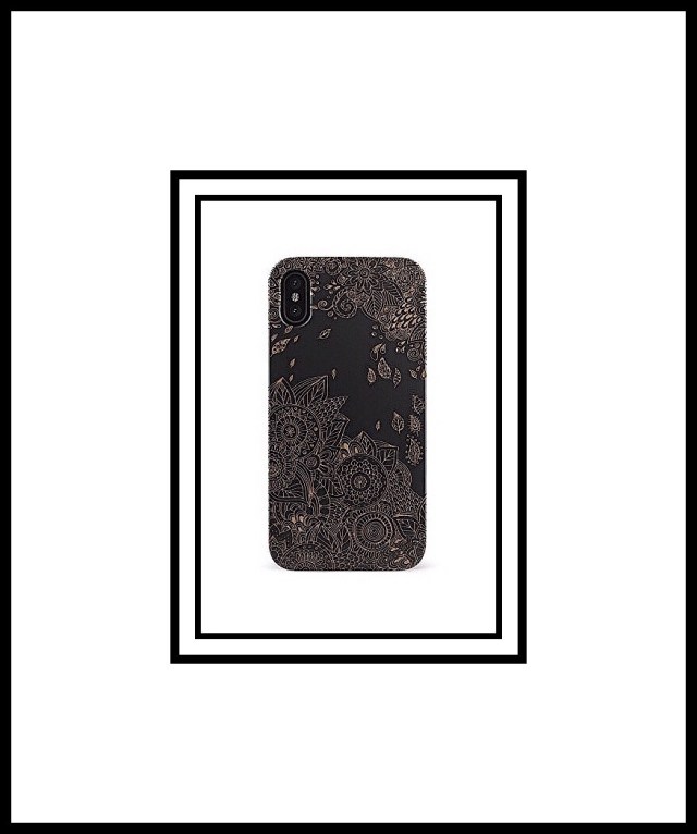Case Goods Black Flowers