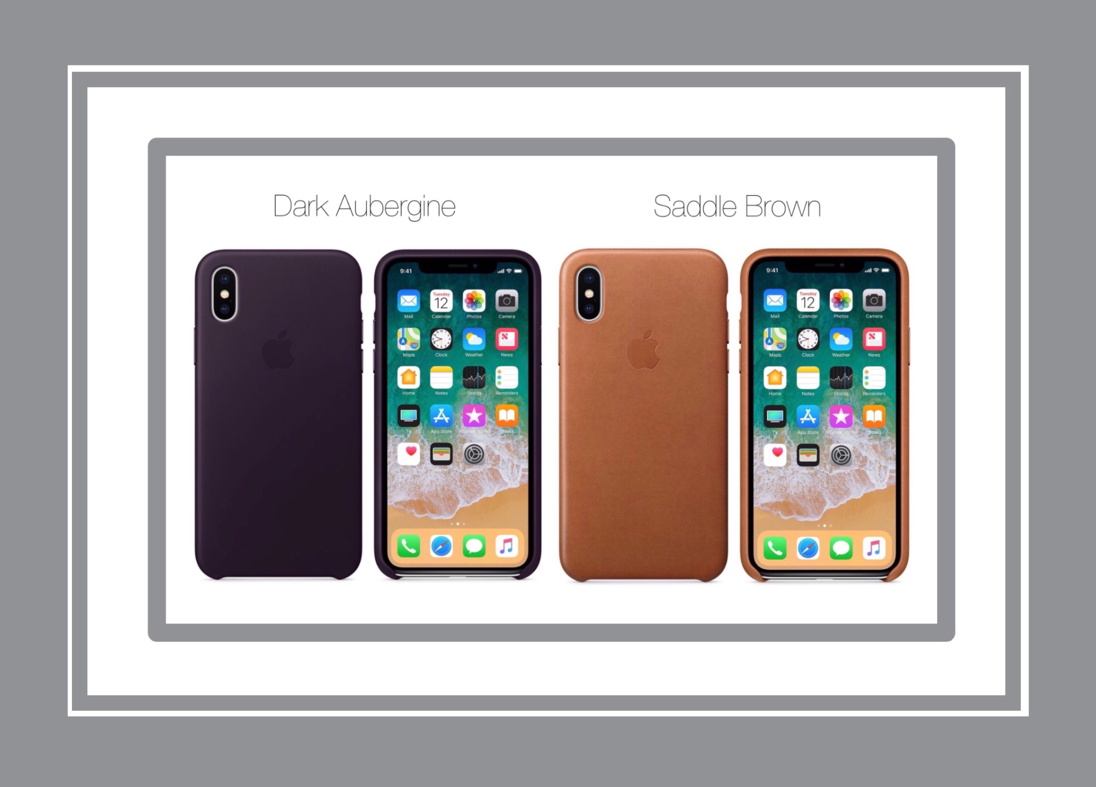 Apple's iPhone X Leather Case