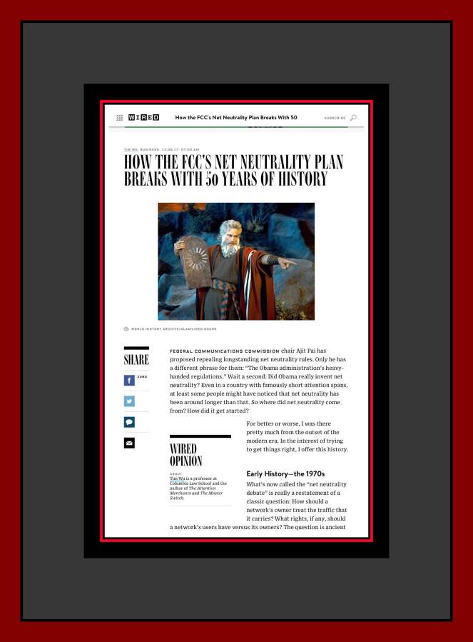 Wired's article on Net Neutrality