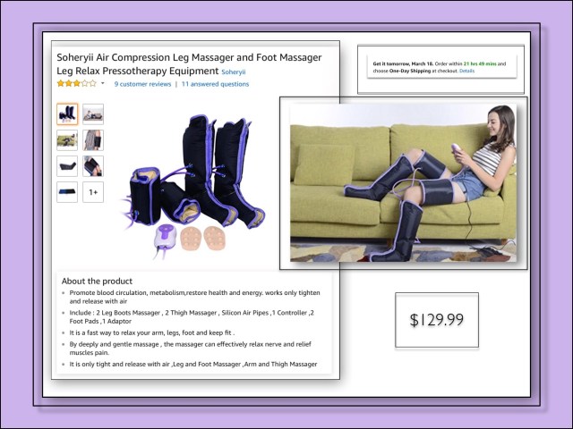 The Amazing Compression Device which is helping me sleep!