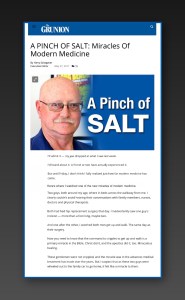 A Pinch of Salt Blog