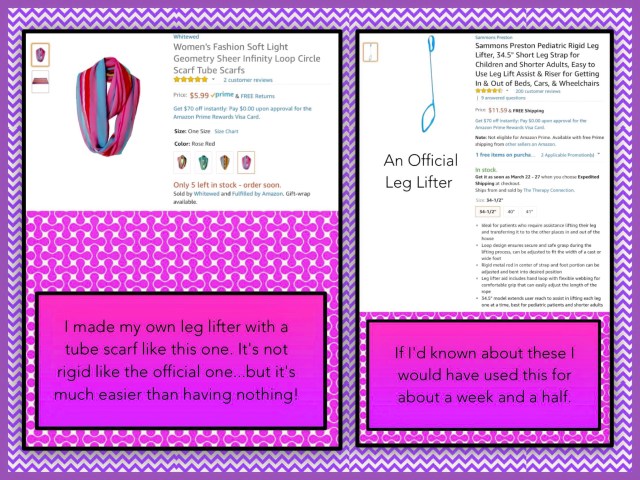 Leg lifter and Tube Scarf