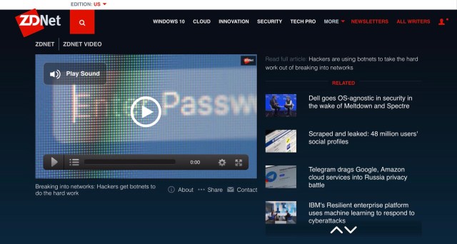 ZDNet does it right!