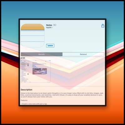Apple Notes App Description in App Store